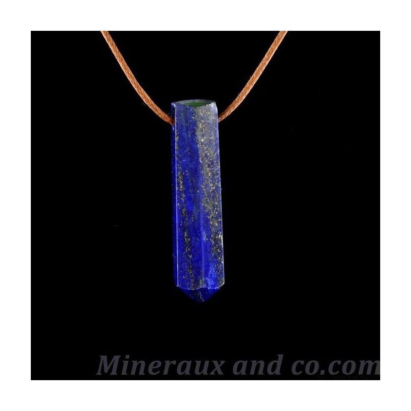 Pendentif uni pointe Lapis