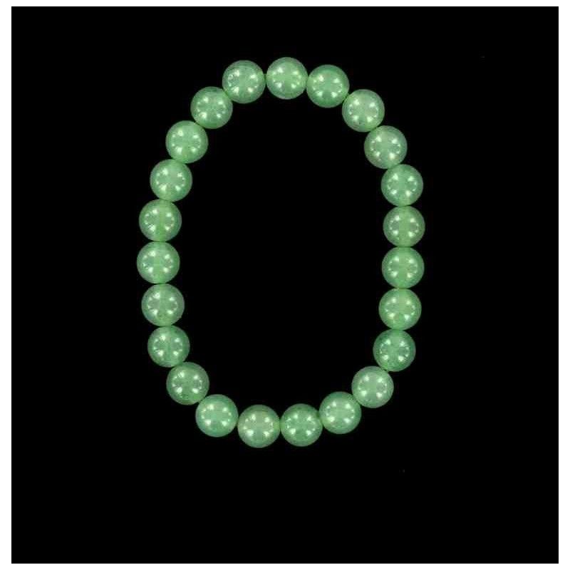 Bracelet perles d'aventurine.