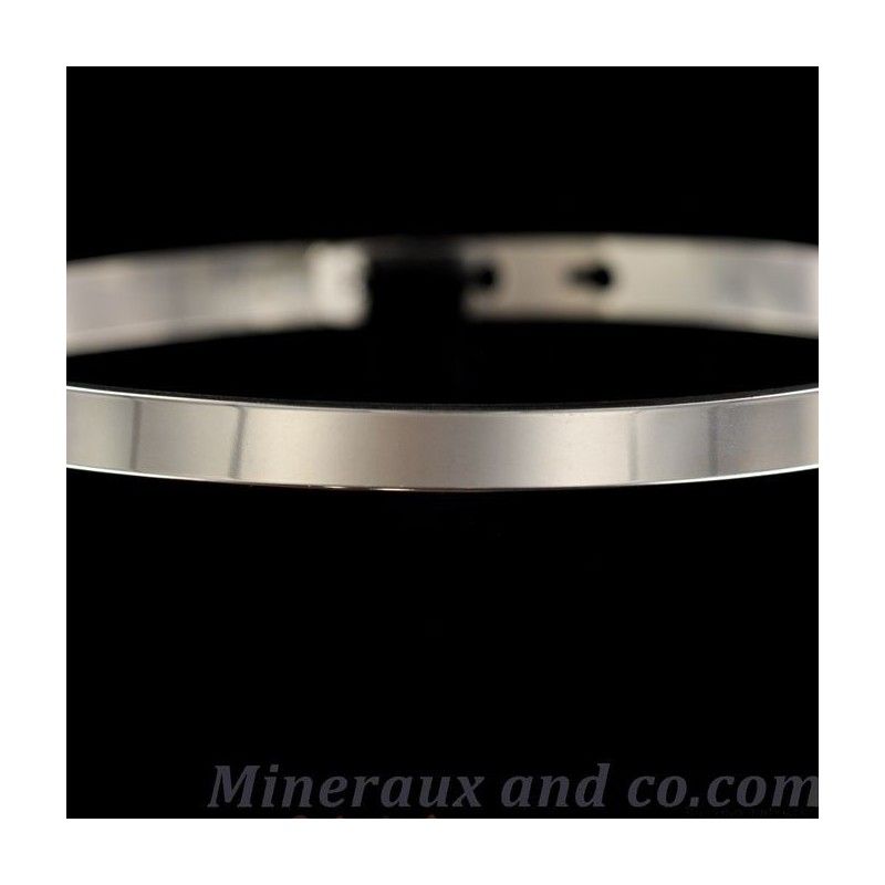 Bracelet plat argent