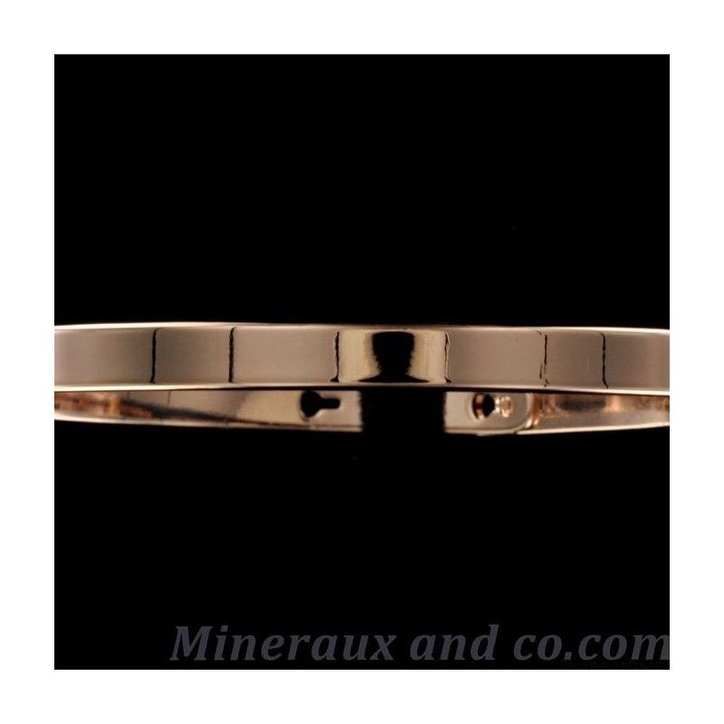 Bracelet plat plaqué or rose Bracelet plat plaqué or rose