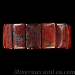 Bracelet jaspe rouge