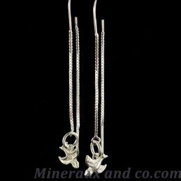 Boucles d'oreilles oiseaux argent 925