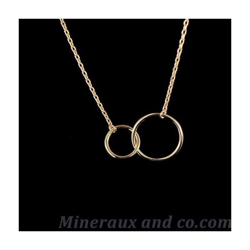 Pendentif double cercles