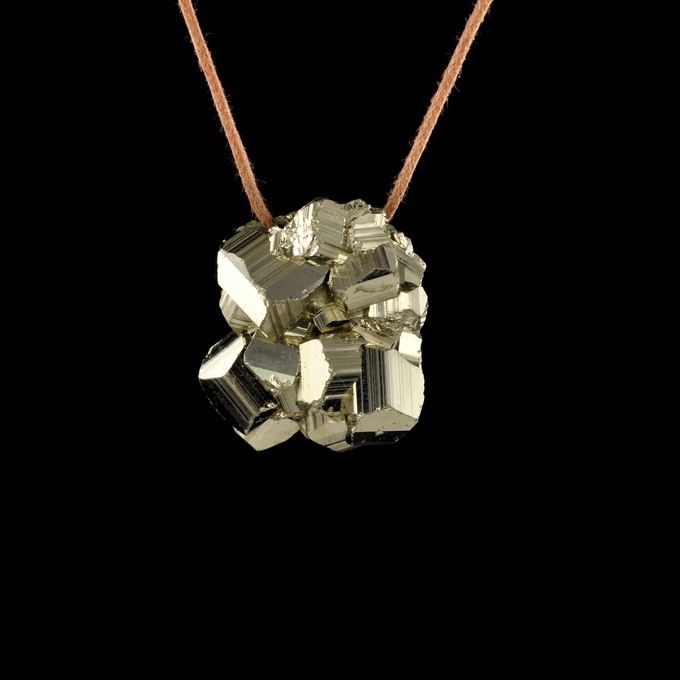 Pendentif En Pierre Brute De Citrine Naturelle - Avec Cordon En Coton Noir - Pierre Fine, Carte Explicative Incluse - 8