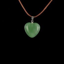 Pendentif cœur aventurine