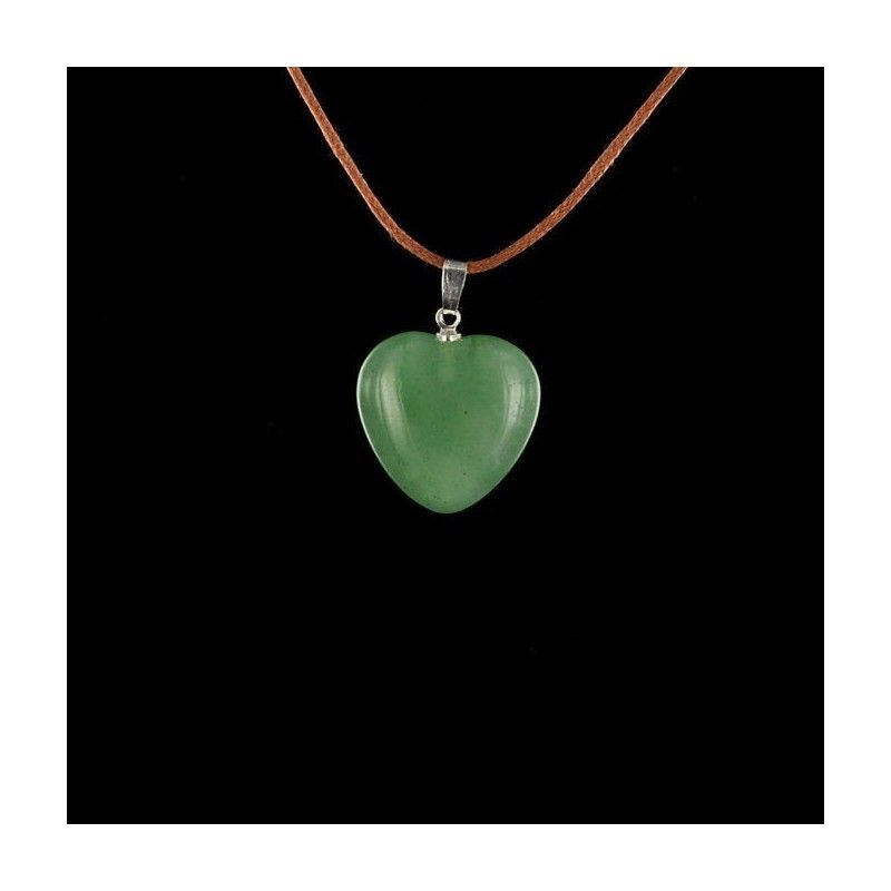 Pendentif cœur aventurine