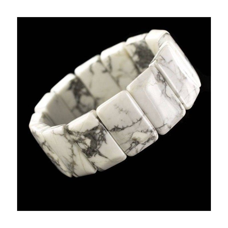 Bracelet pierre howlite