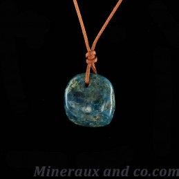 Pendentif pierre apatite