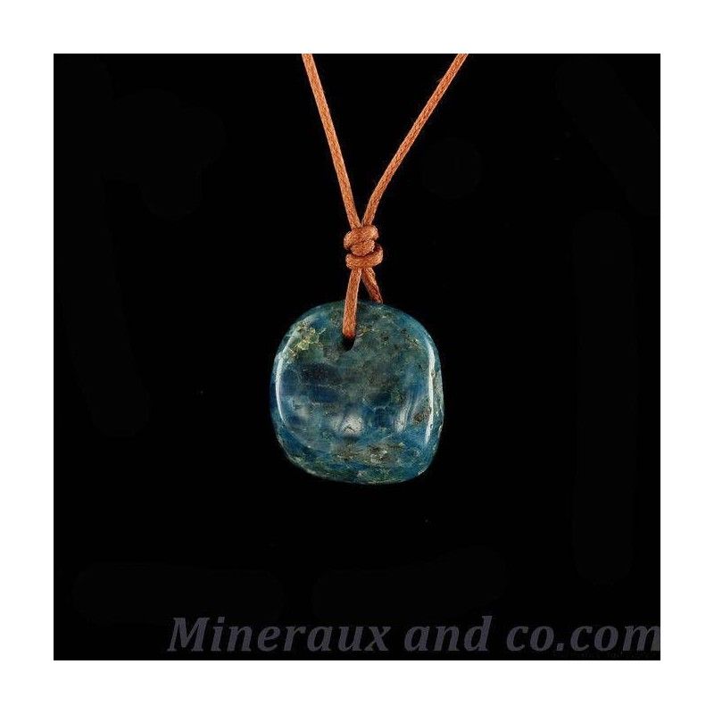 Pendentif pierre apatite