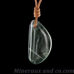 Pendentif fluorine bleue