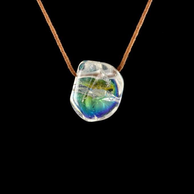 Collier Pendentif Quartz Aura Violet – Pierre De Guérison Reiki Réglable Unisexe