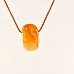 Pendentif quartz citrine.