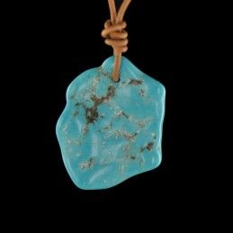 Pendentif turquoise en...