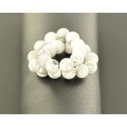 bracelet en howlite Blanche-decontraction relax a portee de main-homme et femme.