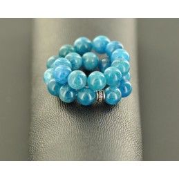 bracelet en perles d-apatite - simplicite naturelle et energie relaxante