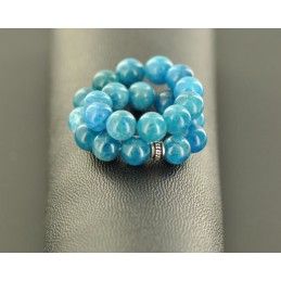 bracelet en perles d-apatite - simplicite naturelle et energie relaxante
