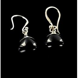 Boucles d'oreilles gouttes d'onyx