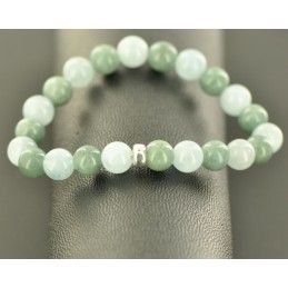 bracelet en pierre de jade et aigue-marine - bijoux de qualite superieure