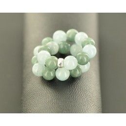 bracelet jade et aigue-marine, elegance et naturel