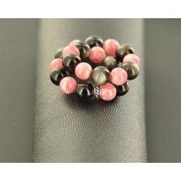 bracelet-rhodochrosite-bijou-obsidienne-argenté-amitie-protection