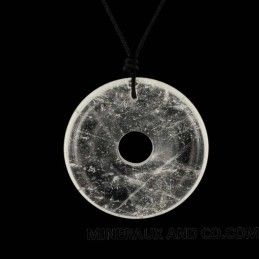 Pendentif donuts en quartz.