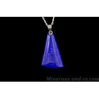 colliers en pierres lapis: pendentif